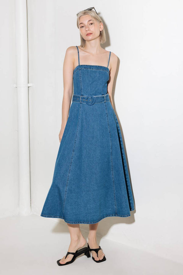 truly-enchanted-denim-midi-dress Flying Tomato-Sophia's StyleDRESSES-1